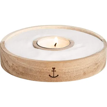 Svícen Räder Svícen ANCHOR ze dřeva a písku