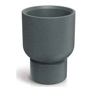 Květináč MOLTA BASE ROUND MIDL 40 cm - barva: granitová šedá