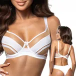 PODPRSENKA MĚKKÁ BÍLÁ 80E BÉŽOVÁ TYL PODPRSENKA CELINE BRA AXAMI V-10761