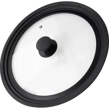 Poklice Univerzální skleněná poklice se silikonovým okrajem 28/30/32 cm