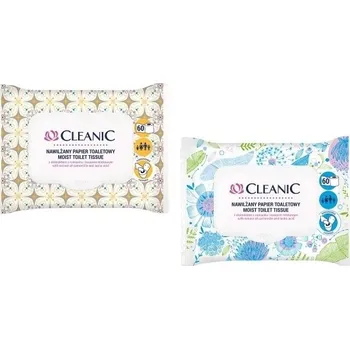 Toaletní papíry Vlhčené ubrousky s vůní Cleanic 60 ks
