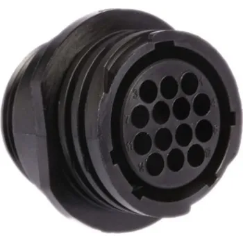 Elektrický konektor Kulatý konektor, počet kontaktů: 14, Kabel, velikost: Standard TE Connectivity, pohlaví kontaktu: Vnitřní, orientace