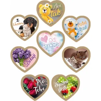 Čokoláda Nugátové srdíčko Emotions 24g (Nugátové srdíčko Emotions 24g)