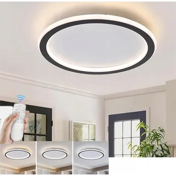 LED STROPNÍ SVÍTIDLO STROPNÍ SVÍTIDLO KULATÉ 40 CM STMÍVATELNÉ S DÁLKOVÝM OVLADAČEM