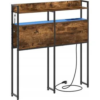 VidaXL Úložné čelo postele Kouřový dub 100 cm Kompozitní dřevo