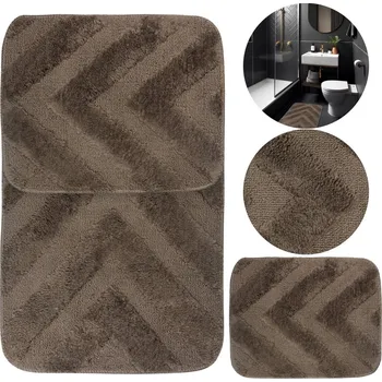 Koupelnová předložka SADA KOUPELNOVÝCH PŘEDLOŽEK / KOUPELNOVÉ PŘEDLOŽKY POD WC, UMYVADLO A TOALETU