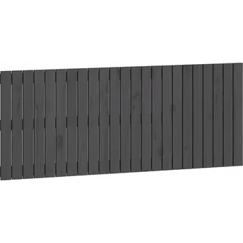 Čelo postele, šedá, 147 x 3 x 60 cm, masivní borovicové dřevo