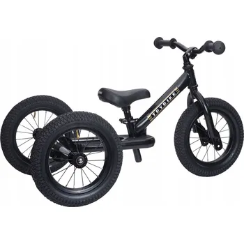 Odrážedlo První dětské tříkolové odrážedlo 2v1 černé Trybike