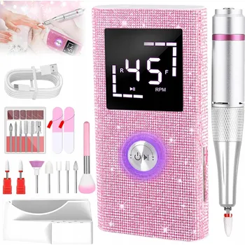 BRUSKA NA NEHTY MANIKÚRA PEDIKÚRA SILNÁ PROFESIONÁLNÍ SADA FRÉZ