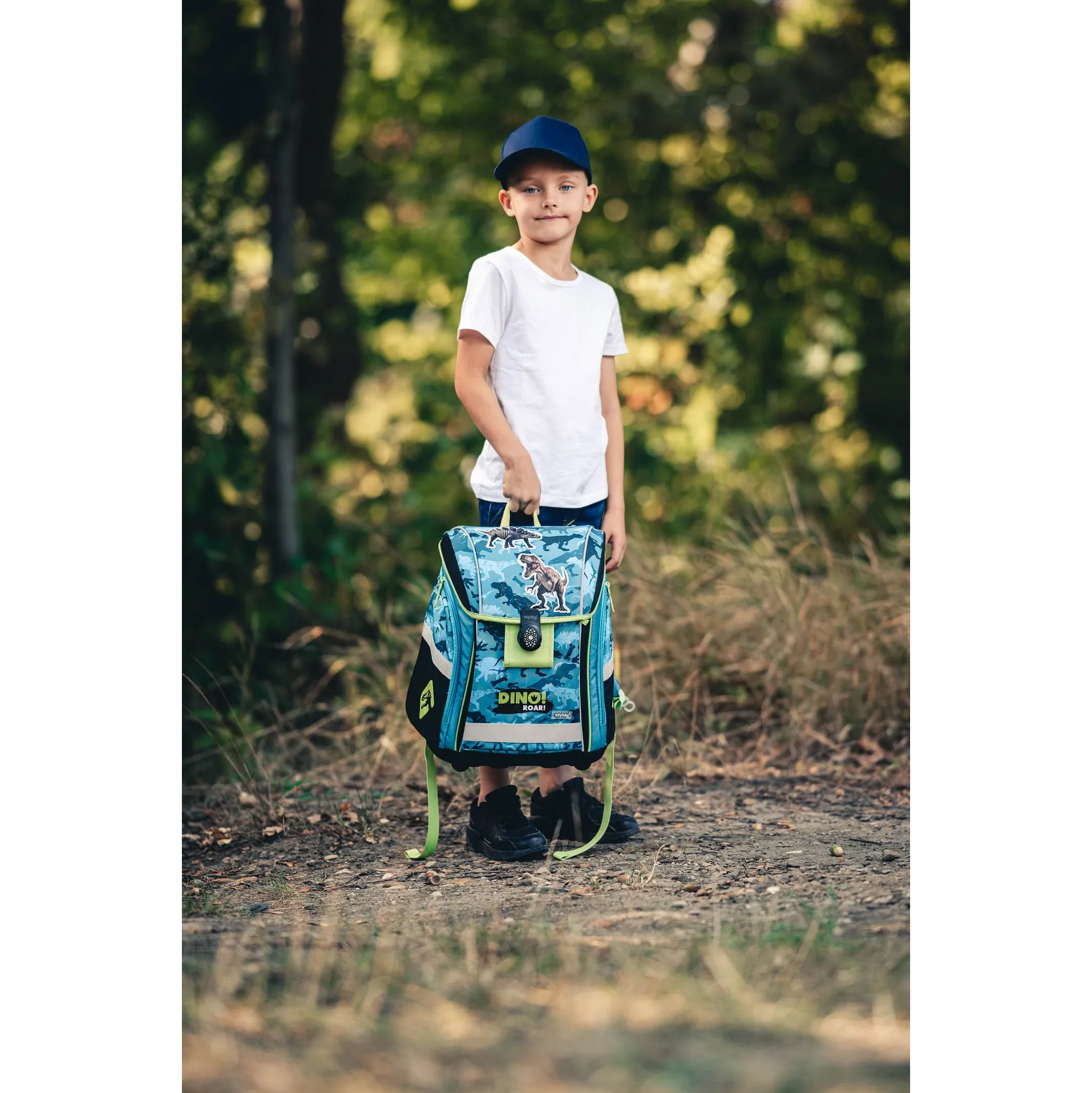 Fotografie 11 - Set školních potřeb Oxybag Premium Light 3dílný set Dino 0-87725