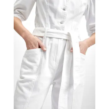 Dámský overall Orsay dámský bílý džínový overal s 3/4 rukávem, velikost 38