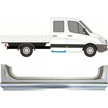 Prah karosérie Opravný plech prahu zadní pro Volkswagen Crafter 2005-2017 / Pravý