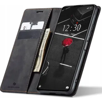 Pouzdro na mobilní telefon Flipové pouzdro Spacecase pro Xiaomi Mi 11 Lite černé