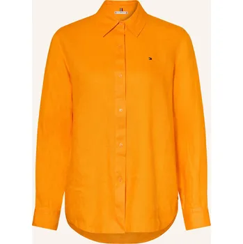 Tommy Hilfiger Dámská Lněná Košilová Halenka, neonově...