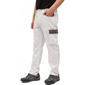 Pracovní obuv PRACOVNÍ KALHOTY BÍLÉ pánské do pasu CLASSIC XXL