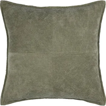 Polštář Polštář DANDY 45x45 khaki manšestr BOHO retro polštář s vložkou