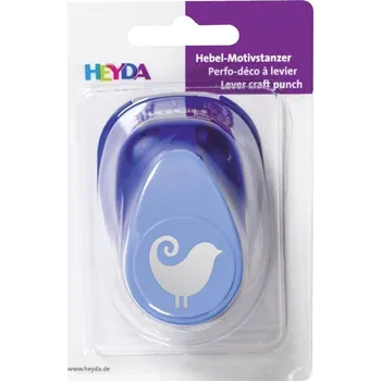 Děrovačka HEYDA ozdobná děrovačka velikost L - ptáček 2,5 cm