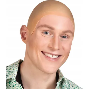 Čepice Příčesek pleš pro kostým mnicha 1 ks