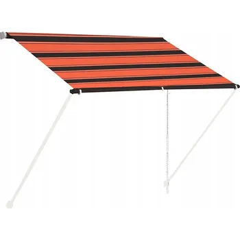 Markýza Svinovací markýza, 100x150 cm, oranžovo-hnědá