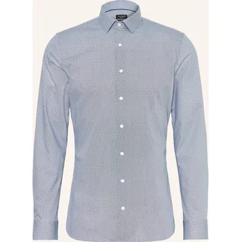 Pánská košile Olymp Pánská Košile No. Six Super Slim, tmavě modrá, 39