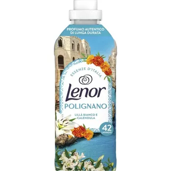 Aviváž LENOR Polignano Lillà Bianco e Calendula 882 ml Tekutá aviváž 42 dávek