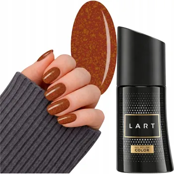 Lak na nehty Hybridní lak na nehty LART 8ml 150 Copper Power Manikúra Oranžová