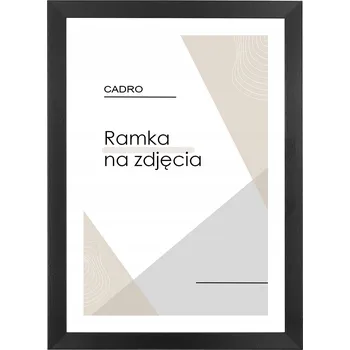 Obraz Ramka 40x50 ramki na zdjęcia czarna rama MDF pro fotografie CADRO