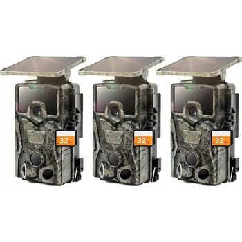 IP kamera 3 KS FOTOPAST / LOVEČECKÁ KAMERA IR 850nm 48Mpx + 32GB KARTA