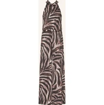 Dámský overall V By Vera Mont Dámská Jersey Kombinéza, tmavě hnědá / světle...