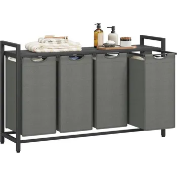 Koš na prádlo Koš na prádlo REX černá/šedá