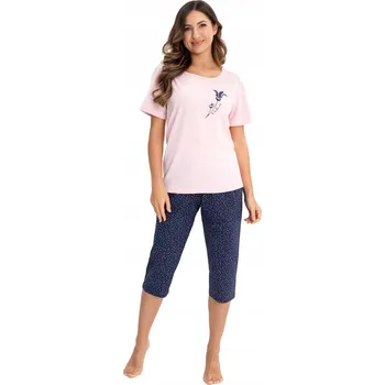 Dámské pyžamo Regina dámské pyžamo bavlna růžové velikost XL