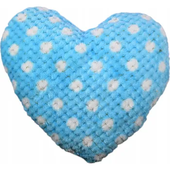 Polštář MODRÉ SRDCE POLŠTÁŘ DEKORAČNÍ DÁREK DEKORACE DO DOMU, LOŽNICE