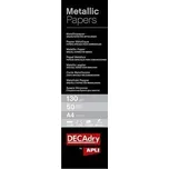 Metalický papír A4 130 g - perleťový 50 ks