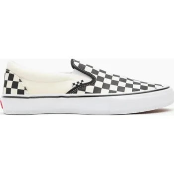 Pánská fitness obuv Boty Vans Skate Slip-On Checkerboard Black Off White - 42
