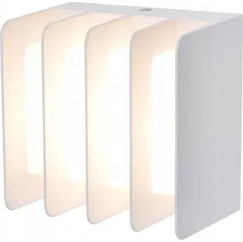 Nástěnné svítidlo Zahradní nástěnné svítidlo Lutec bílé s integrovaným LED zdrojem o výkonu 14,5 W