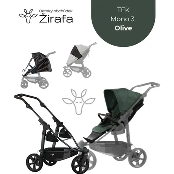 Dětské zboží Akční set TFK Mono 3 Olive 3v1 se sportovním sezením 2025