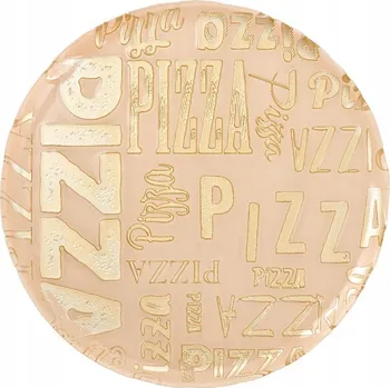 Talíř Talíř/Mísa 34 cm sklo PIZZA Cream VILLA ITALIA