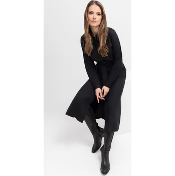 Dámské šaty ŠATY ŠATOVÁ HALENKA HNĚDÁ VOLCANO G-VILLA M