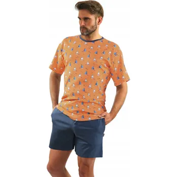 Sesto Senso pánské pyžamo 2556/08 krátký rukáv, velikost L