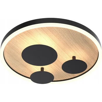 Stropní Svítidlo kulatý Wofi 40 hnědý, černý