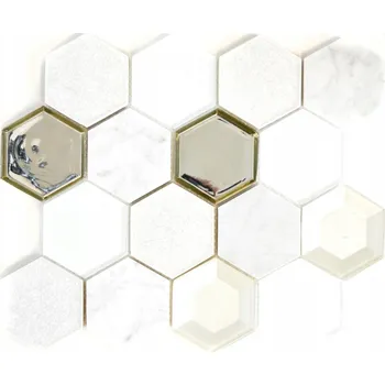 Obklad Mozaika WzorcowniaStudio 26,5 x 30,5 cm bílá