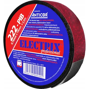 Izolační páska IZOLAČNÍ PÁSKA 19mm 3,5m ELECTRIX 222 ANTICOR