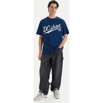 DC Shoes T-Shirt Substitute EDYZT04373 Tmavomodrá Regular Fit S