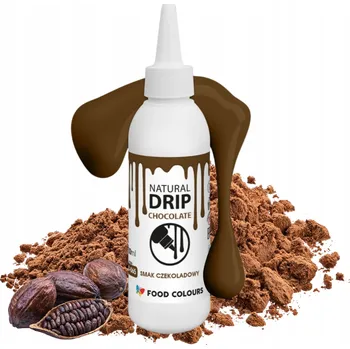 Čokoládová poleva CHOCOLATE Drip Food Colours čokoládová 100 g 100 ml