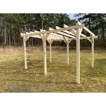 Zahradní stavba Altán 100 dřevěný 600 x 300 x 230 cm