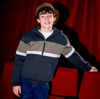 Chlapecká mikina chlapecká mikina na zip Mayoral 7418-76 velikost 158