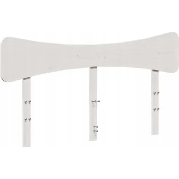 Čelo k posteli, bílá, 140 cm, masivní borovicové dřevo