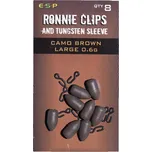 ESP Ronnie Clip Large hnědý 0,6 g 8 ks