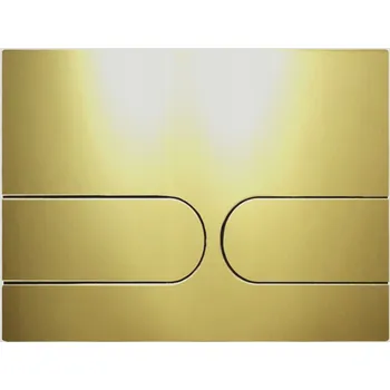 Splachovací tlačítko Splachovací tlačítko OCELOVÉ T3 zlaté 5 pro WC GEBERIT DUOFIX DELTA UP100