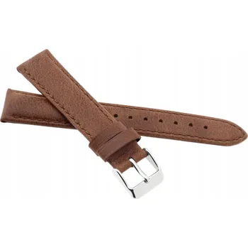 Řemínek na hodinky HNĚDÝ KOŽENÝ ŘEMÍNEK K HODINKÁM 20 mm JVD R41503